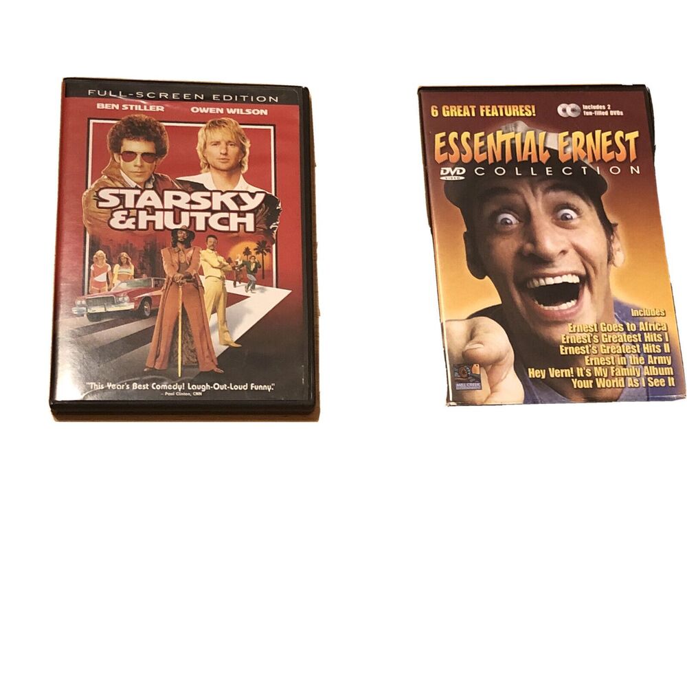 Comedy DVD’s Lot Of 2 Movies- “Essential Ernest” & “Starsky & Hutch”preowned